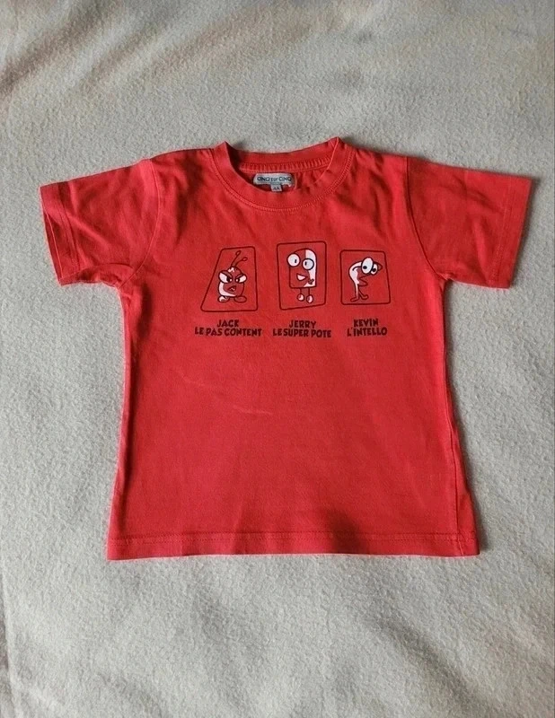 T-shirt cinq sur cinq 4 ans